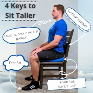 5 Ways to Sit with Less Pain - Facts & Physio